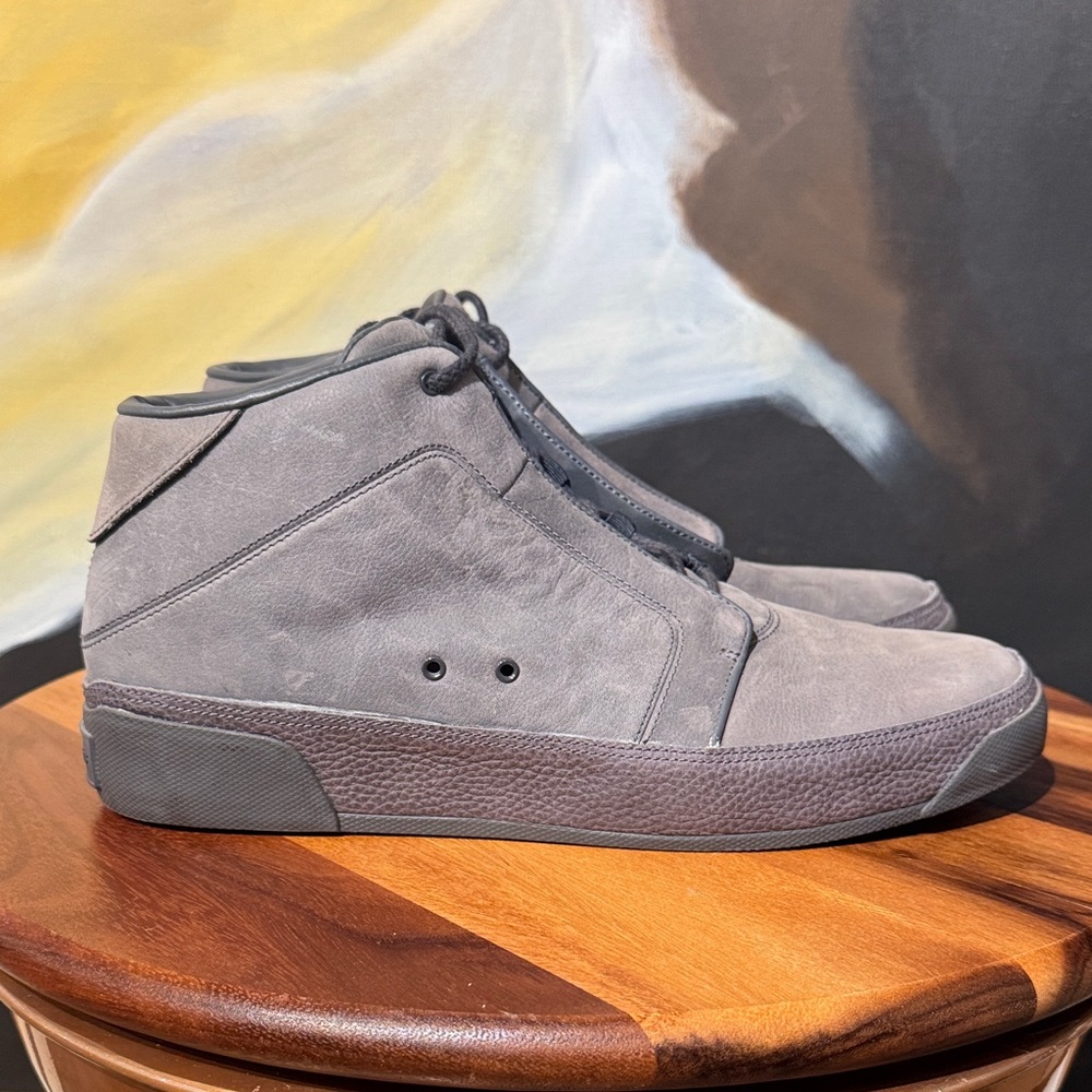 Nike Air Jordan Campus Chukka Gray Suede High-Top Sneakers US 12